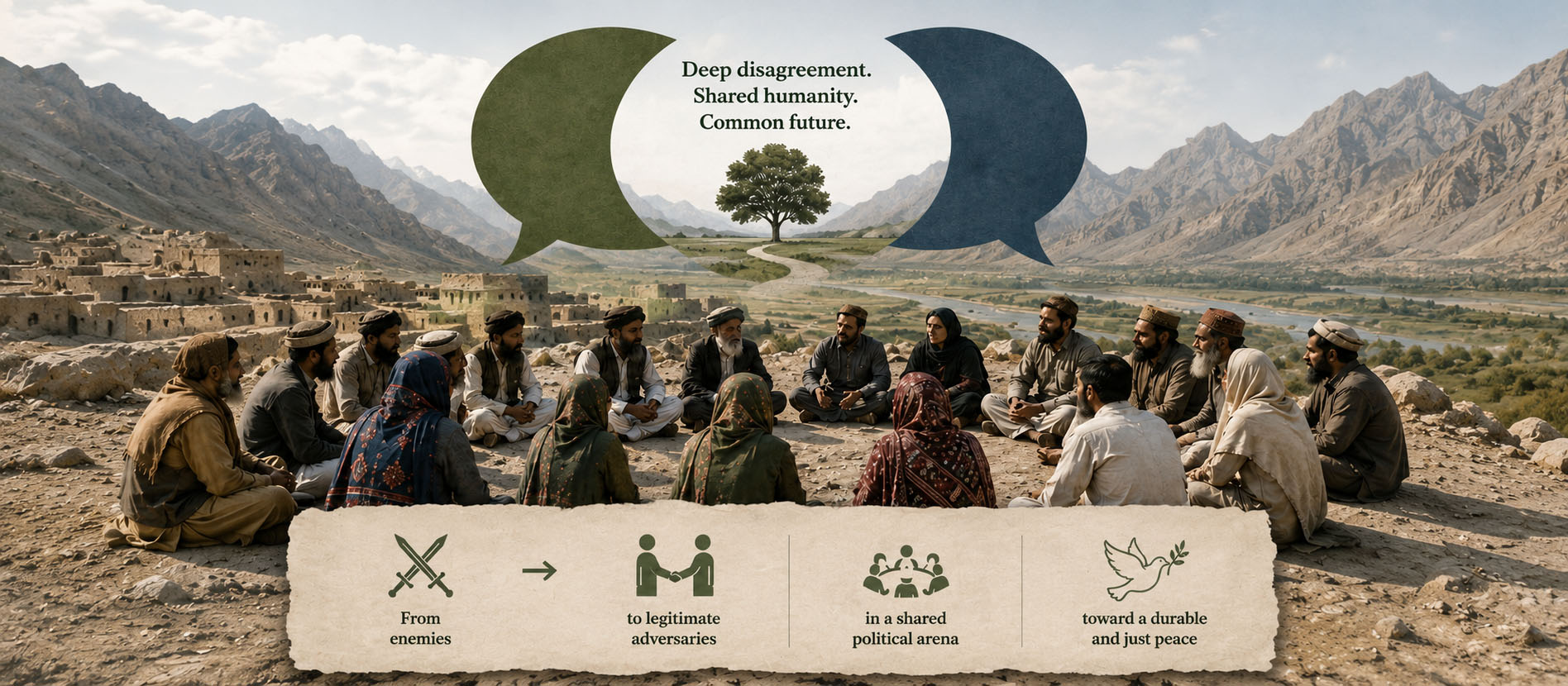 From Enemies to Adversaries: Agonistic Dialogue as a Path to Peace in Balochistan